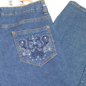 NWT Hip Jeans Size 20 Women Bluejeans Straight Leg